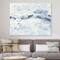 Designart - Blue Wipe Out - Traditional Canvas Art